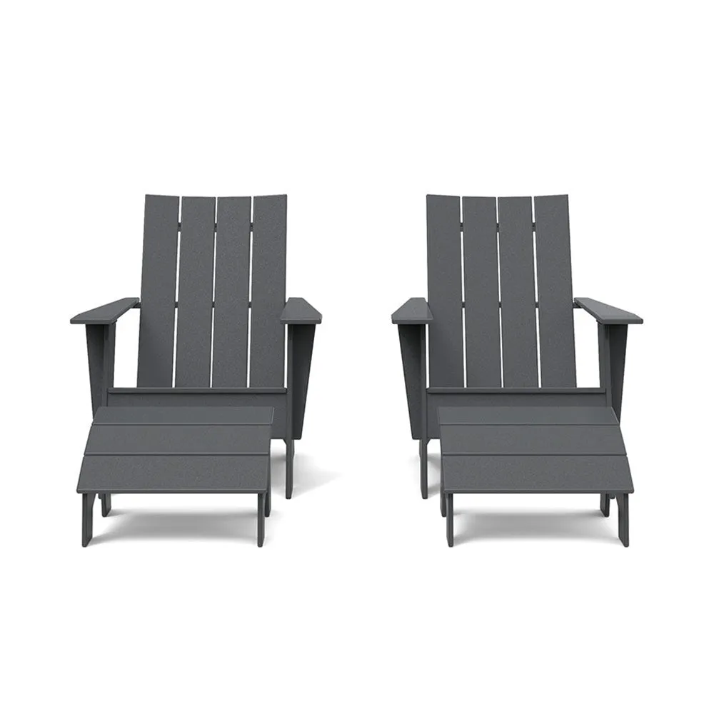Adirondack Chair with Ottoman Bundle