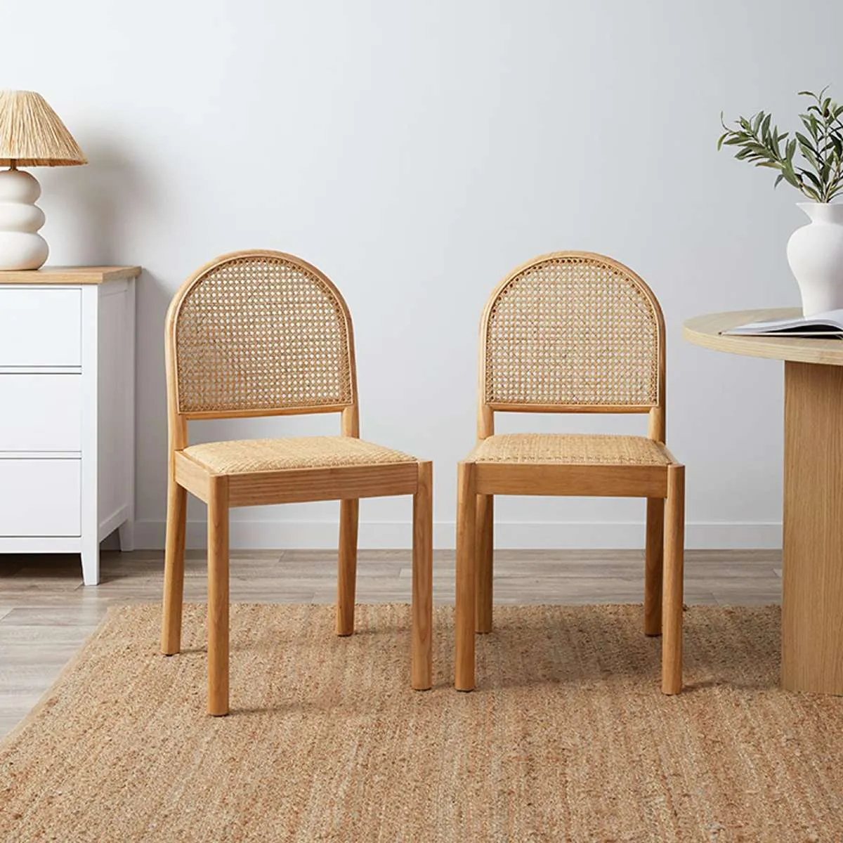 Amara Table Benches and Mateo Five Piece Dining Set Mocka
