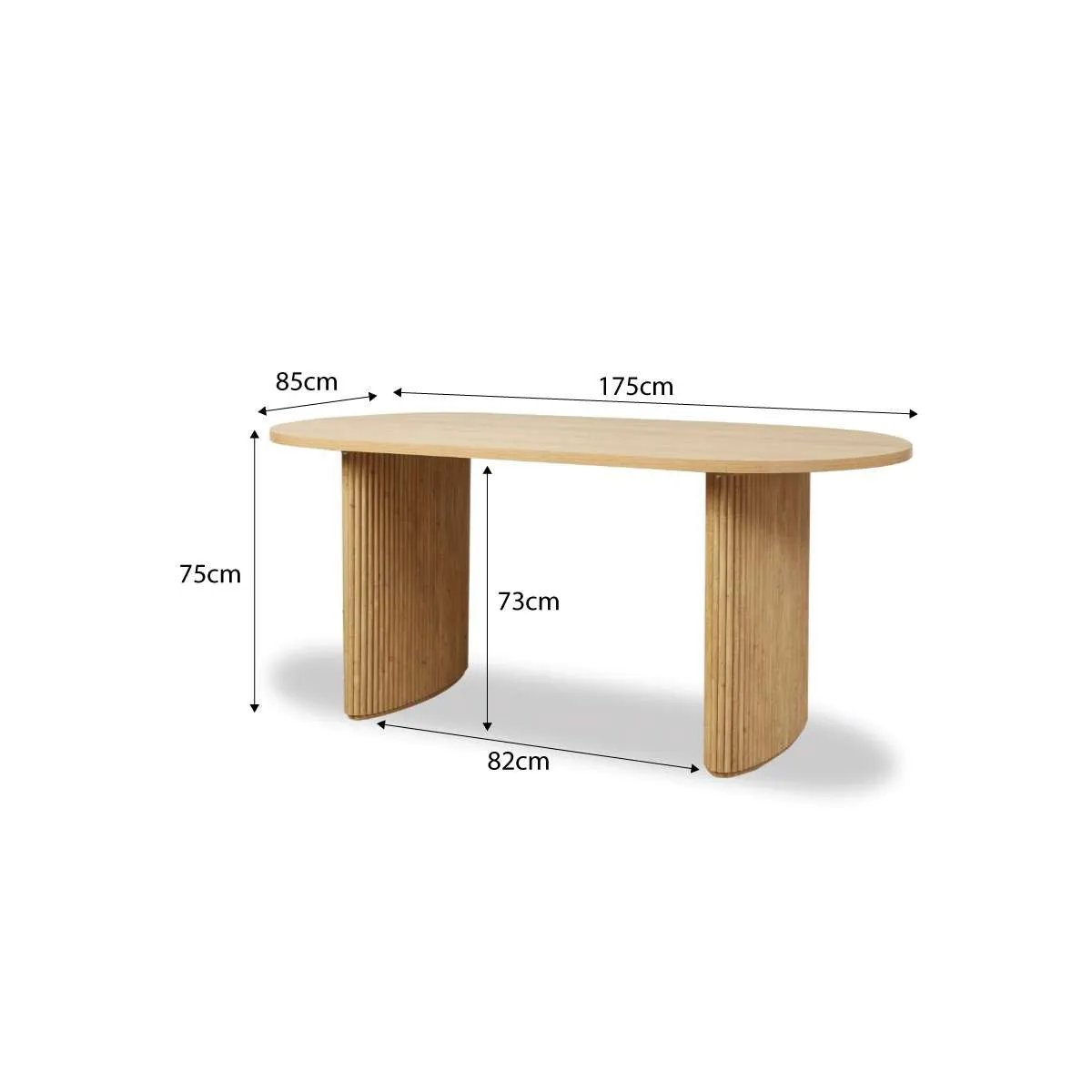 Amara Table Benches and Mateo Five Piece Dining Set Mocka