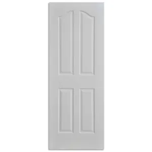 Anchor Moulded Primed Door 4 Panel 2100 x 850 x 38mm (No Modification)
