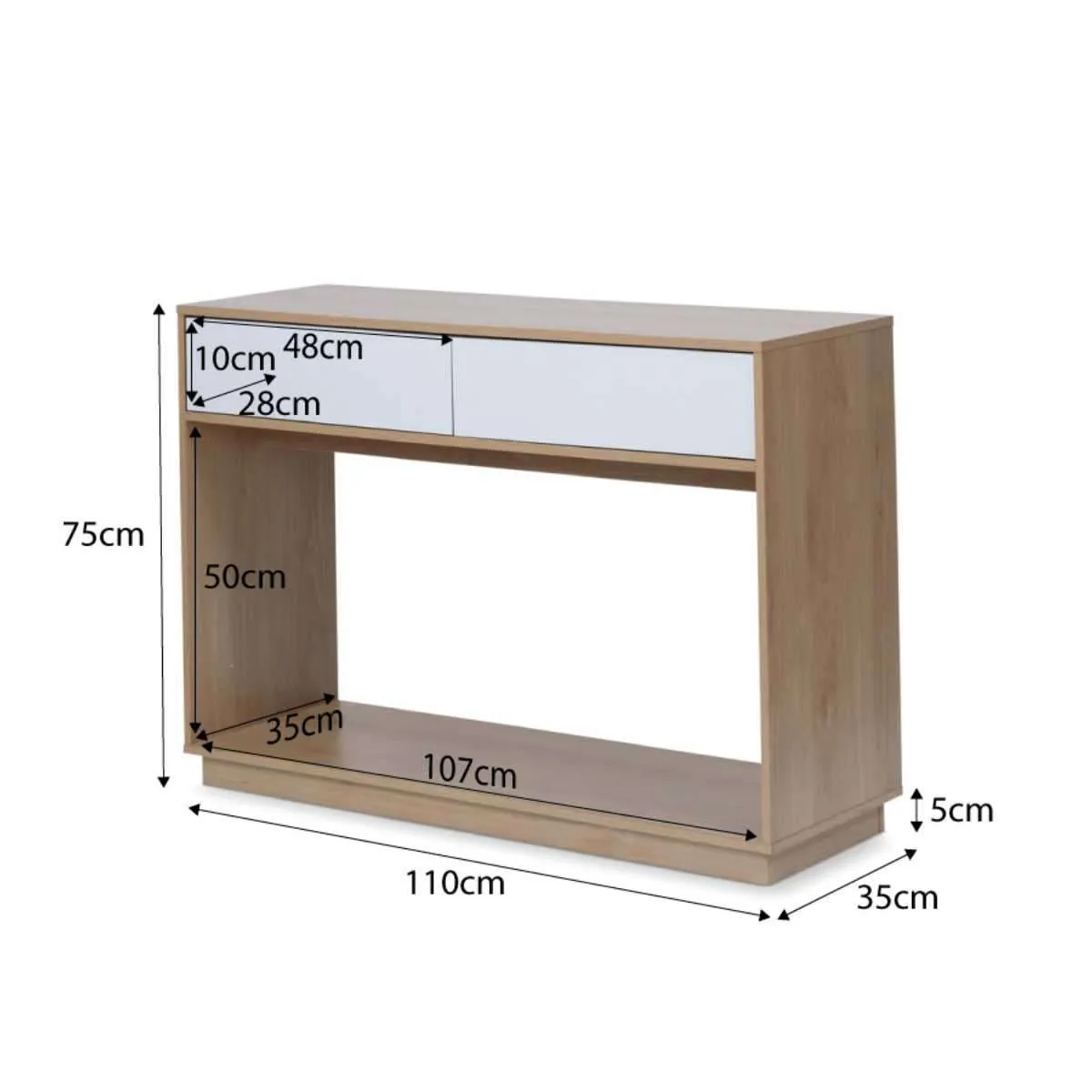 Avoca Console Table Mocka