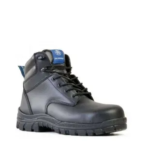 Bata Saturn Ankle Safety Boot-Lace Up Black US6