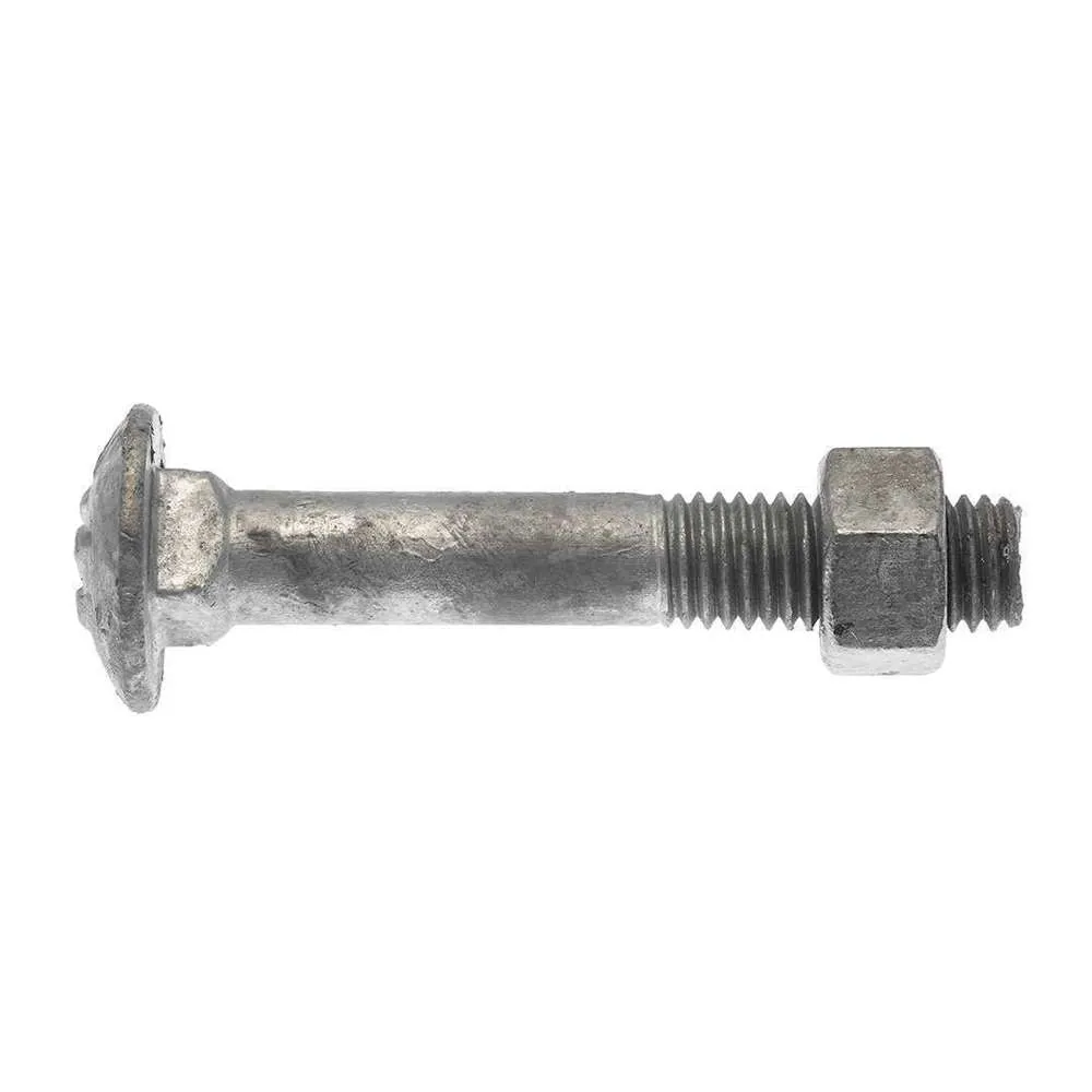 Bolt & Nut Galv Cup M12 x 75