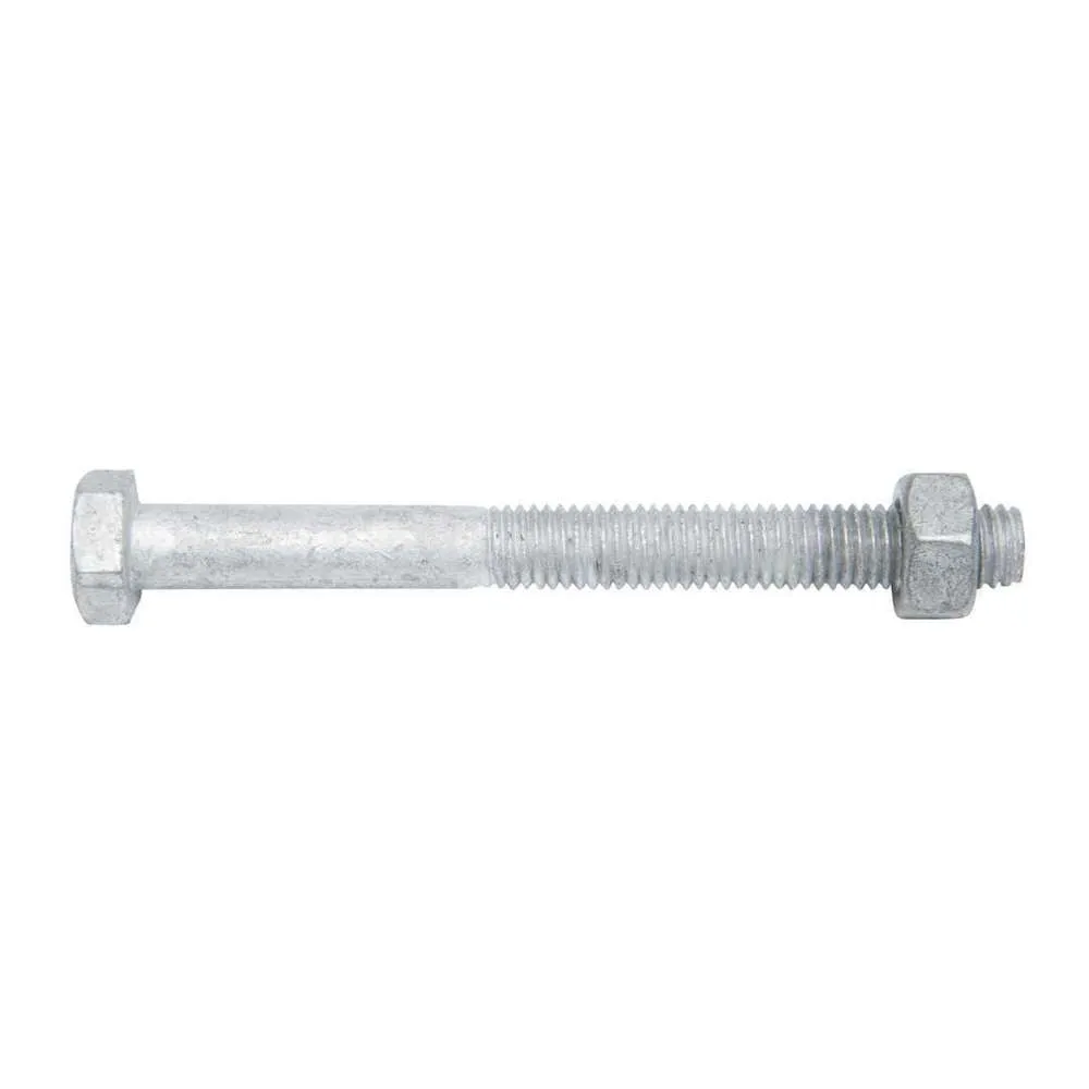 Bolt & Nut Galv Hex M10 x 100