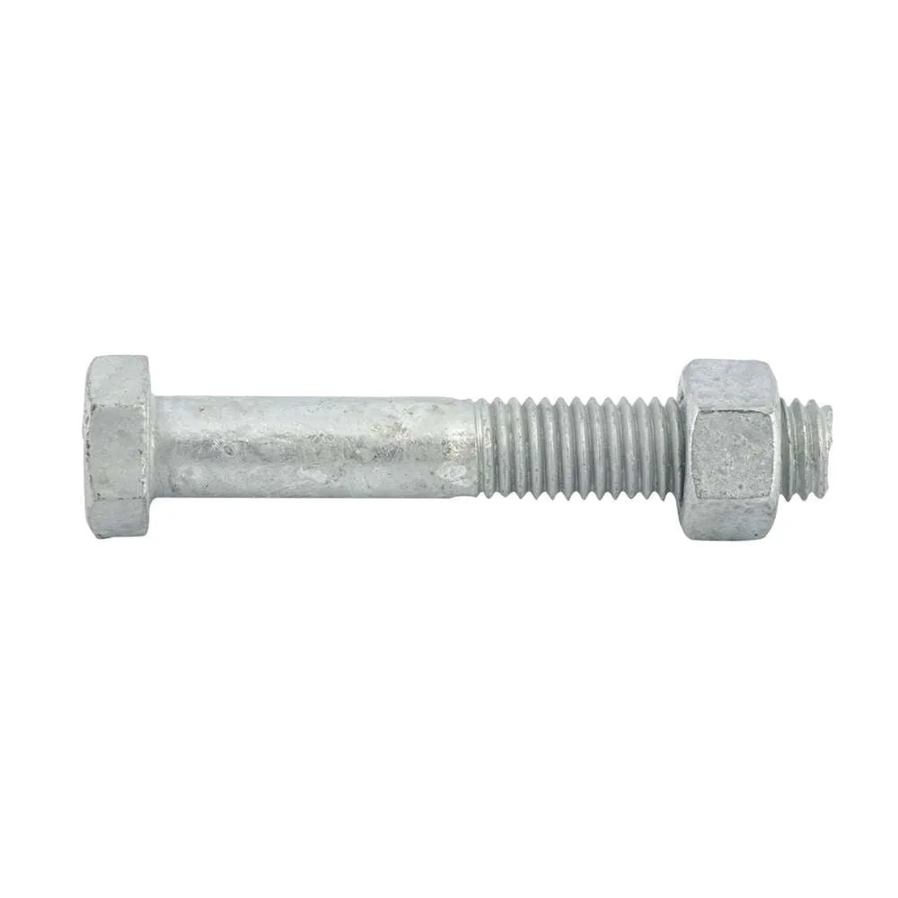 Bolt & Nut Galv Hex M12 x 75