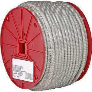 Campbell Cable 3/16"/5mm Vinyl Coated to 1/4"/6.4mm