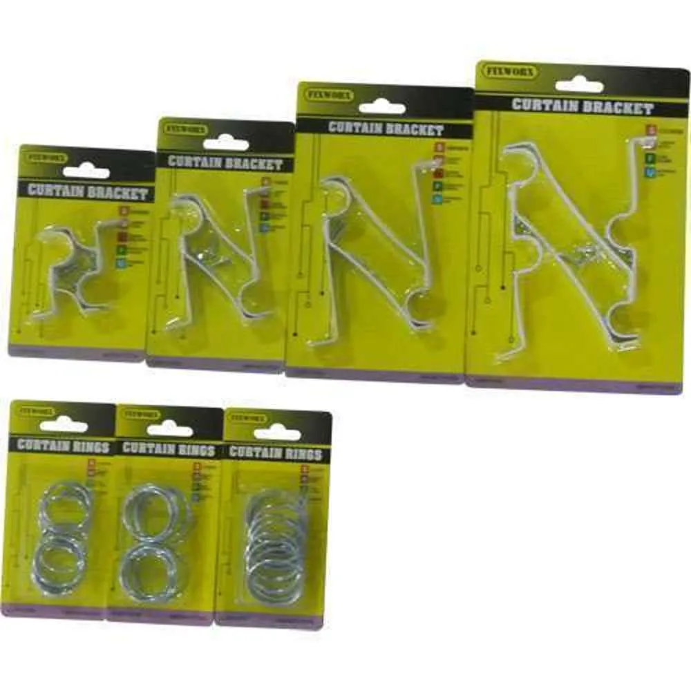 Fixworx Curtain Ring 29mm ZP 10pc