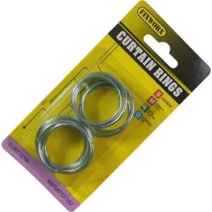 Fixworx Curtain Ring 29mm ZP 10pc
