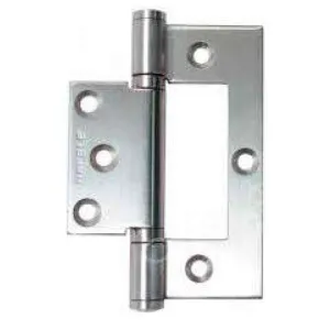 Flush Hinges 65mm Zinc Plated 2-1/2"