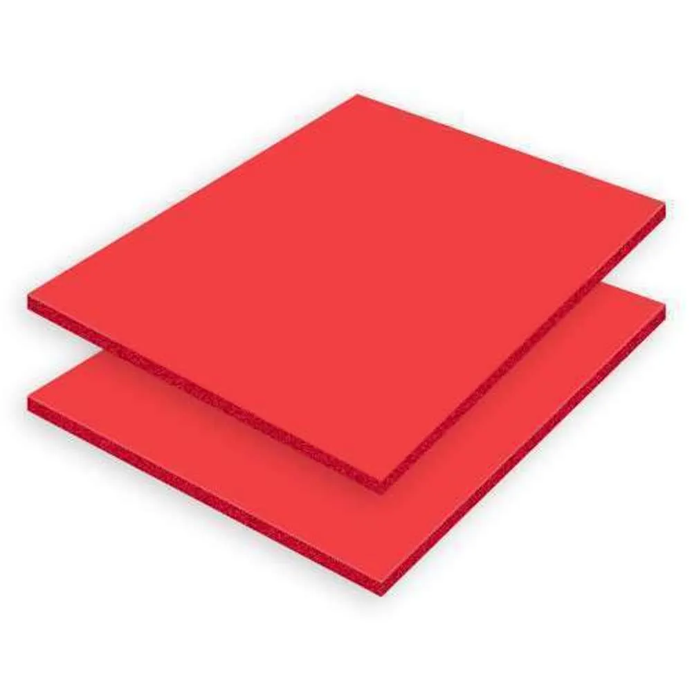 Hydro Panel Board 2440 x 1220 x 16mm 1-Side Red Mirror (0.55g/cm3)
