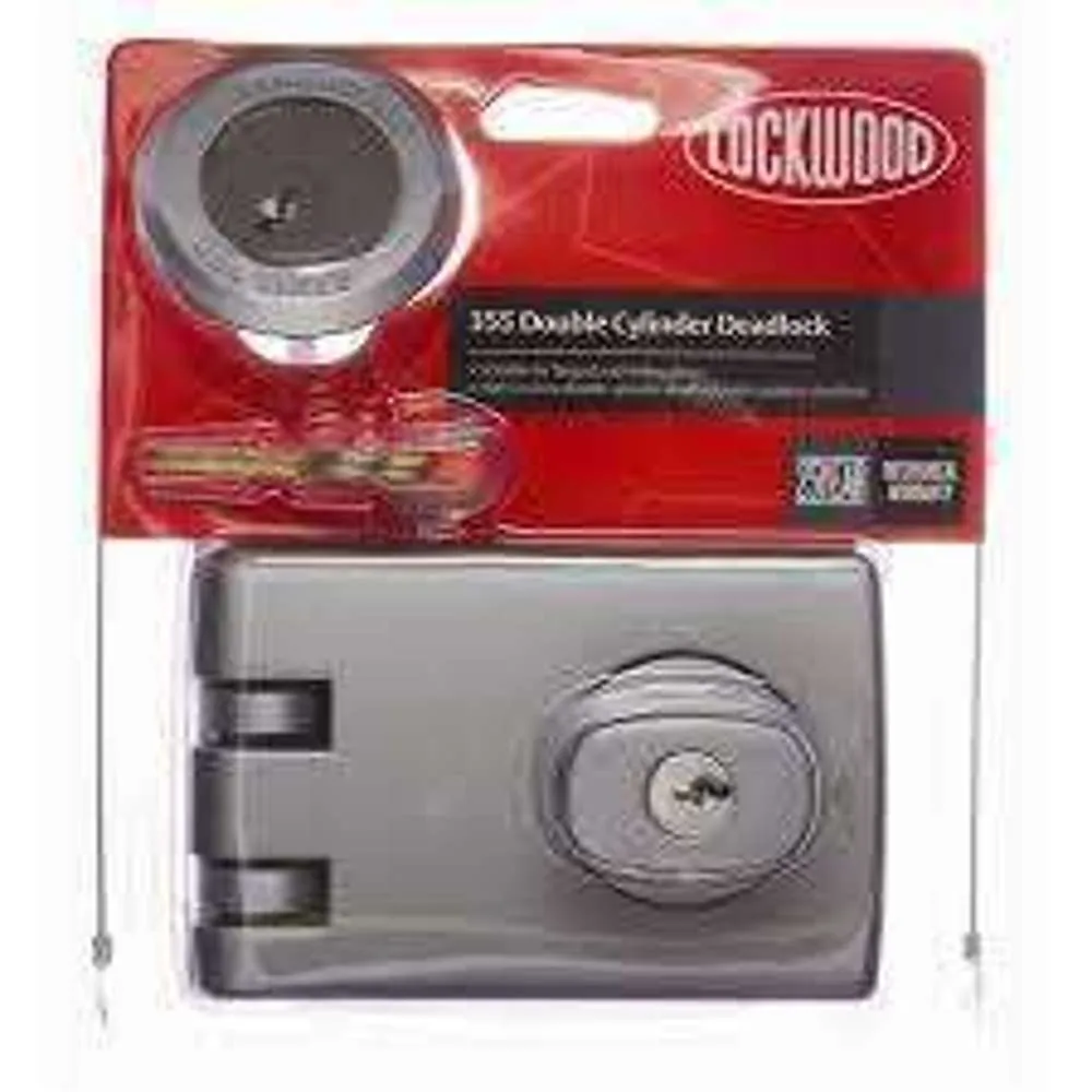 Lockwood Deadlock 355 D/Cylinder Chrome