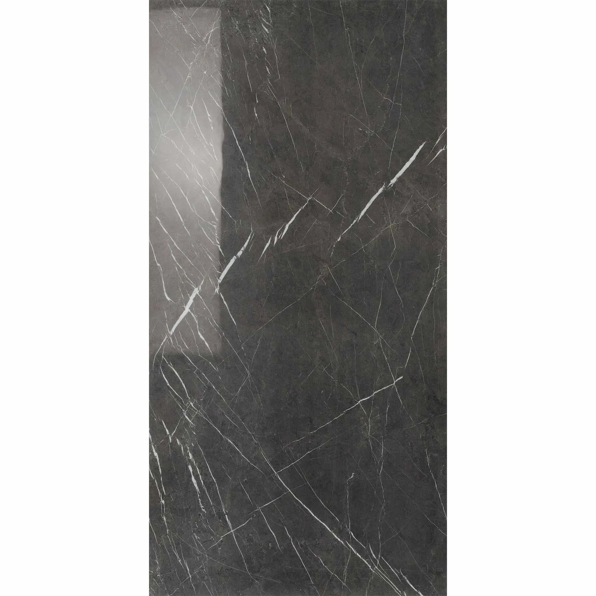 Lux Experience Pietra Grey Marble Effect Porcelain Tile 60x120cm Polished