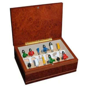 Makita Router Bit Set 1/4" Shank 12pc