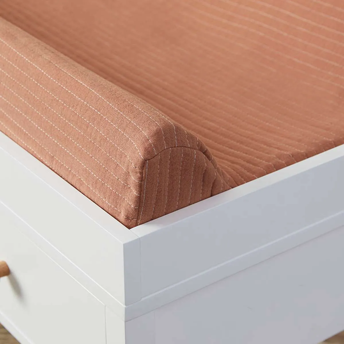 Mocka Cotton Change Mat Cover - Clay Mocka