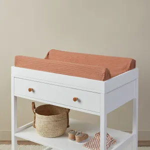 Mocka Cotton Change Mat Cover - Clay Mocka