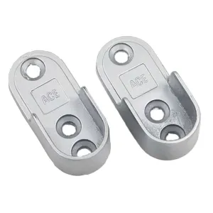 Nova Oval Pipe Holder Silver