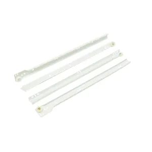 Nova Self Closing Drawer Slide 300mm White