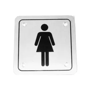 Nova Sign Plate S/S Women Washroom Square