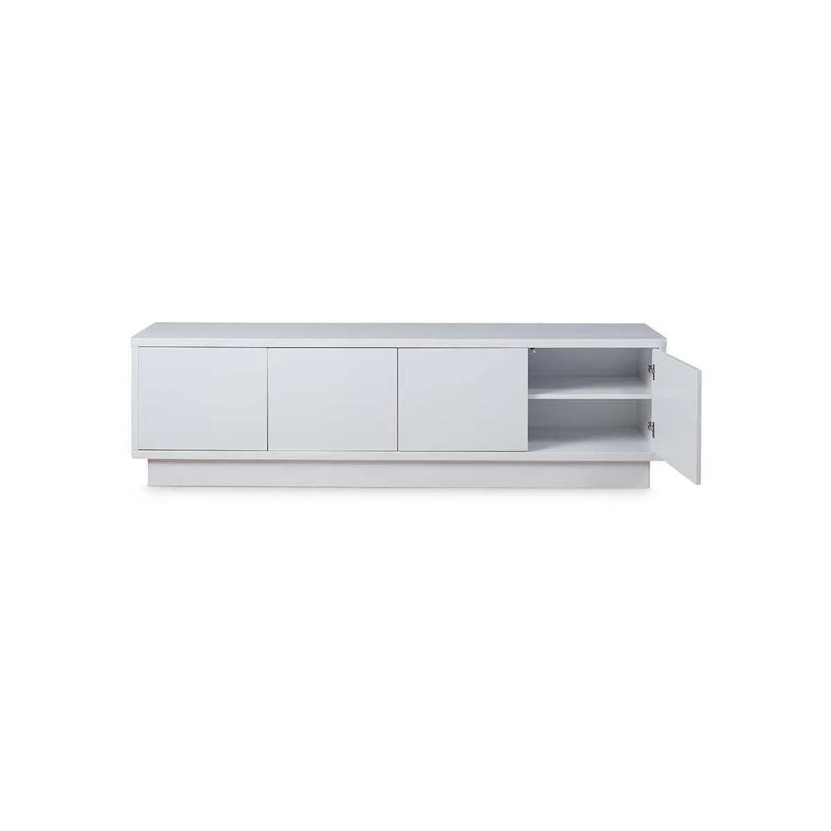 Oslo Entertainment Unit - White Mocka