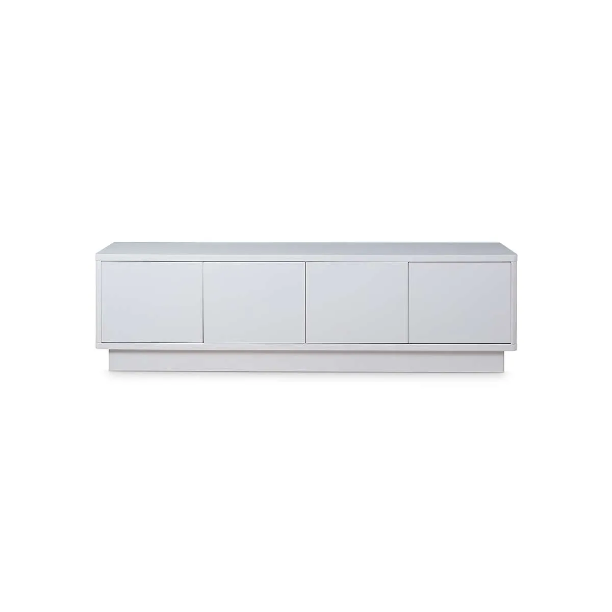 Oslo Entertainment Unit - White Mocka