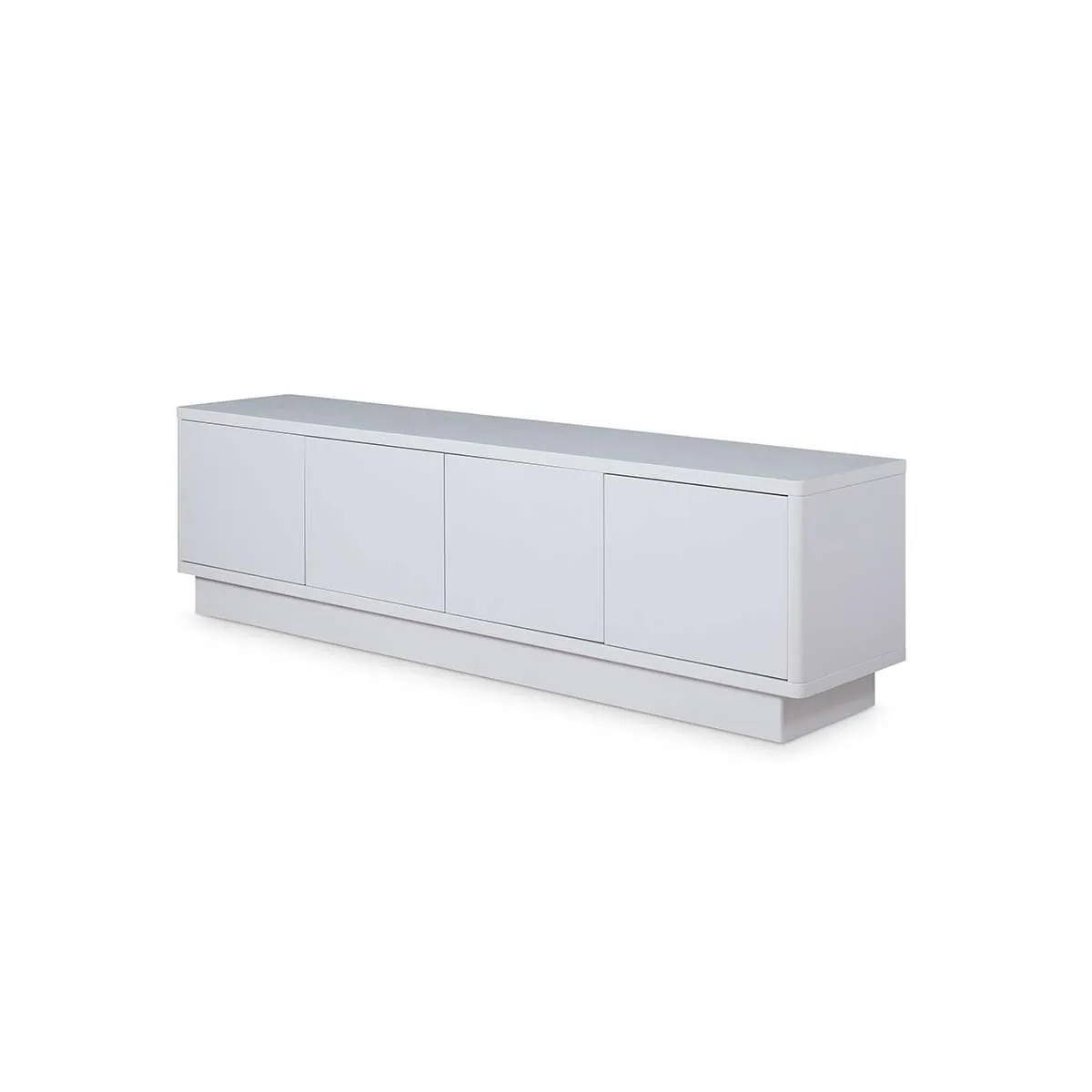 Oslo Entertainment Unit - White Mocka