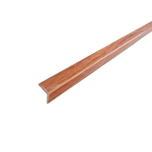 Prime WPC Decorative Wall Panel Outer Corner 25 x 25 x 2900mm Mahogany