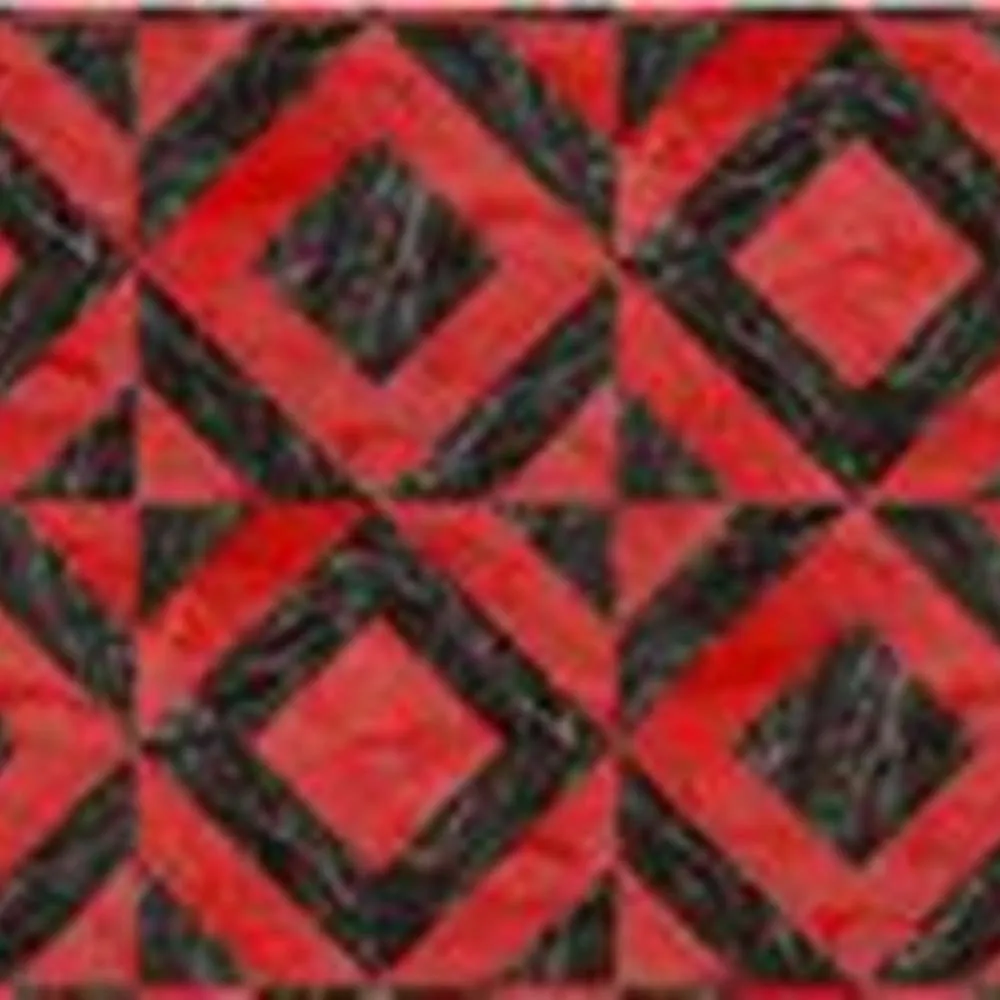 PVC Lino 10m x 1.8m x 0.35mm  Red & Black