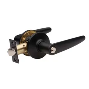 Raider Tubular Lever Entrance Lock Matte Black