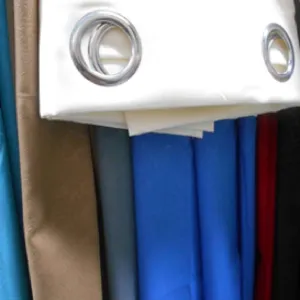 Ready Made Plain Blackout Curtain 140 x 240cm (Mix Colours - Beige/Grey/Blue/Khaki)