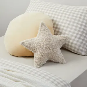 Sherpa Star Cushion Mocka