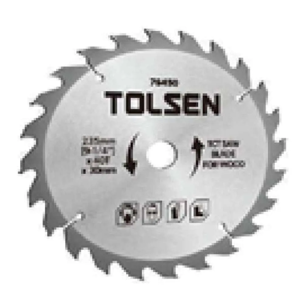 Tolsen Circular Saw Blade Wood Cutting TCT 185mm x 24T Bore 16/20/25.4