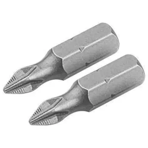 Tolsen Screwdriver Bits Set 2pk S2 Anti-Slip PH2 x 25mm