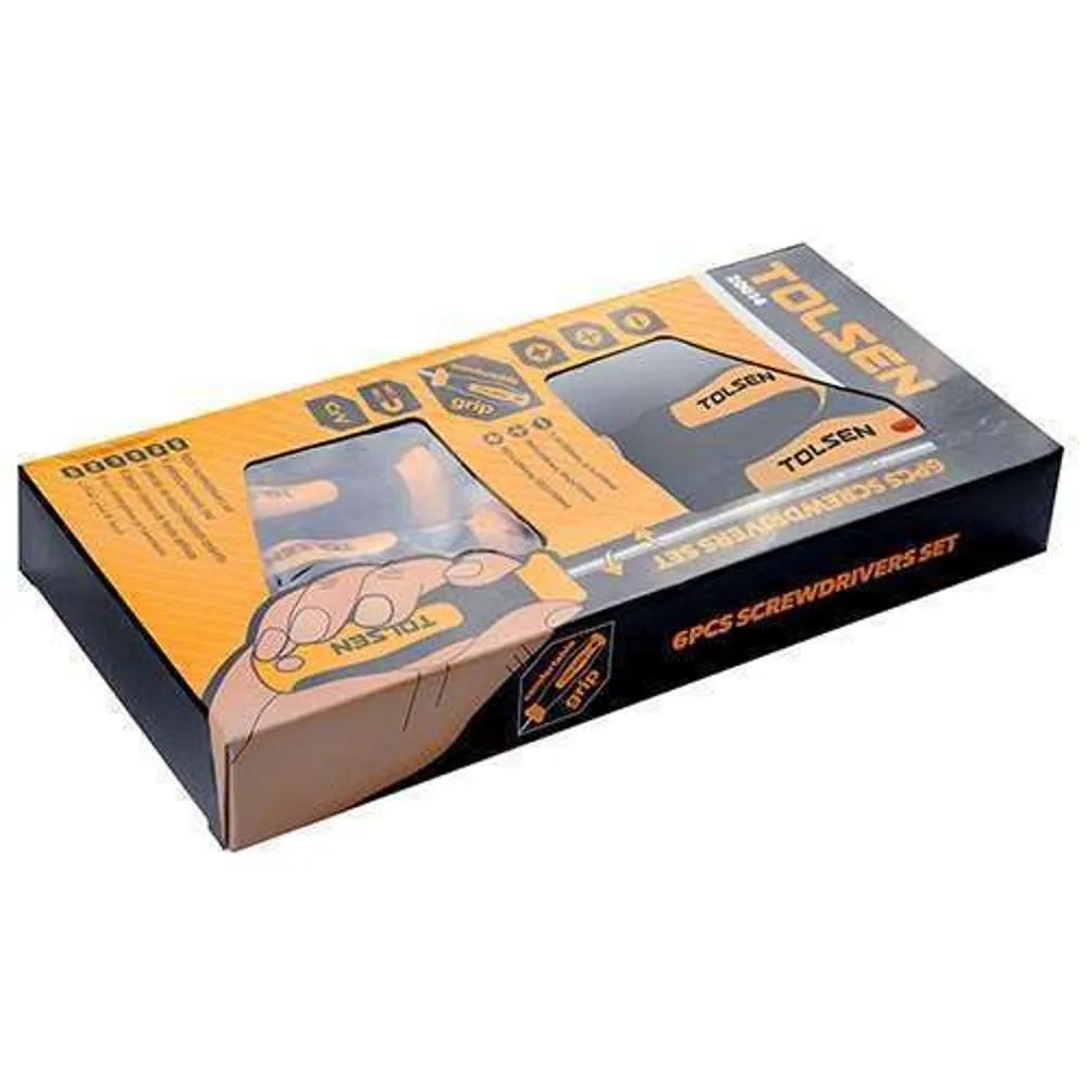 Tolsen Screwdriver Set 6pc #HTM-TS20014