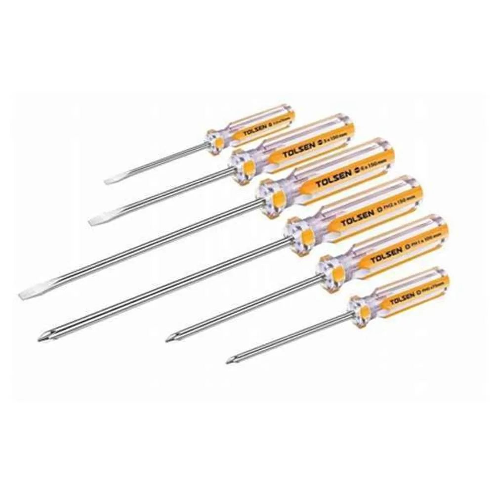 Tolsen Screwdriver Set 6pc #HTM-TS20029