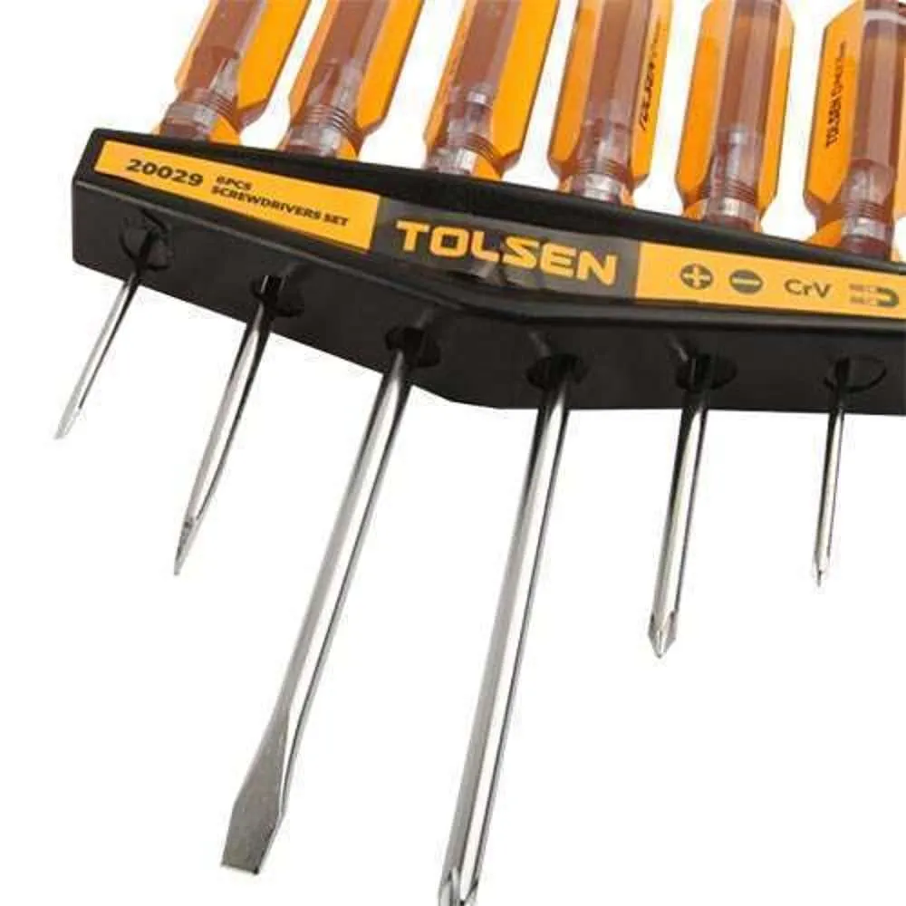 Tolsen Screwdriver Set 6pc #HTM-TS20029