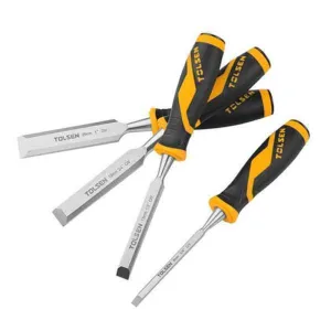 Tolsen Wood Chisel Set x 4pc (6 13 19 25mm)