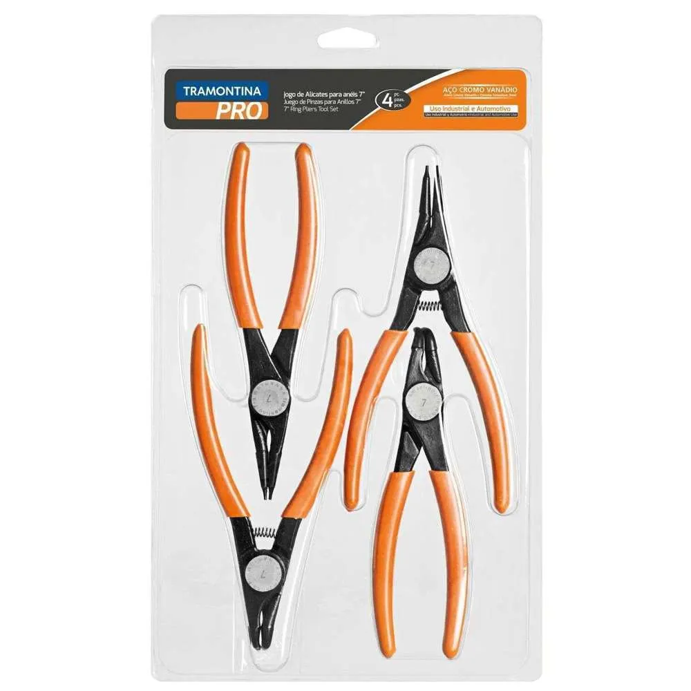 Tramontina Pro Circlip Pliers 4 Pack Set