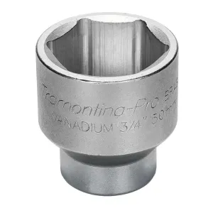 Tramontina Pro Socket Hex 3/4" DR x 19mm x 6PT