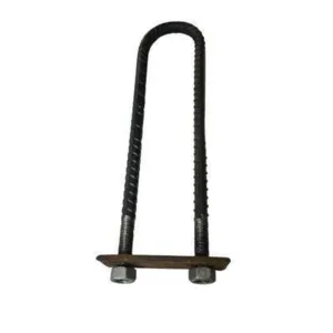 U Bolt 12 x 1/2" w/ 4" Plate & Nut
