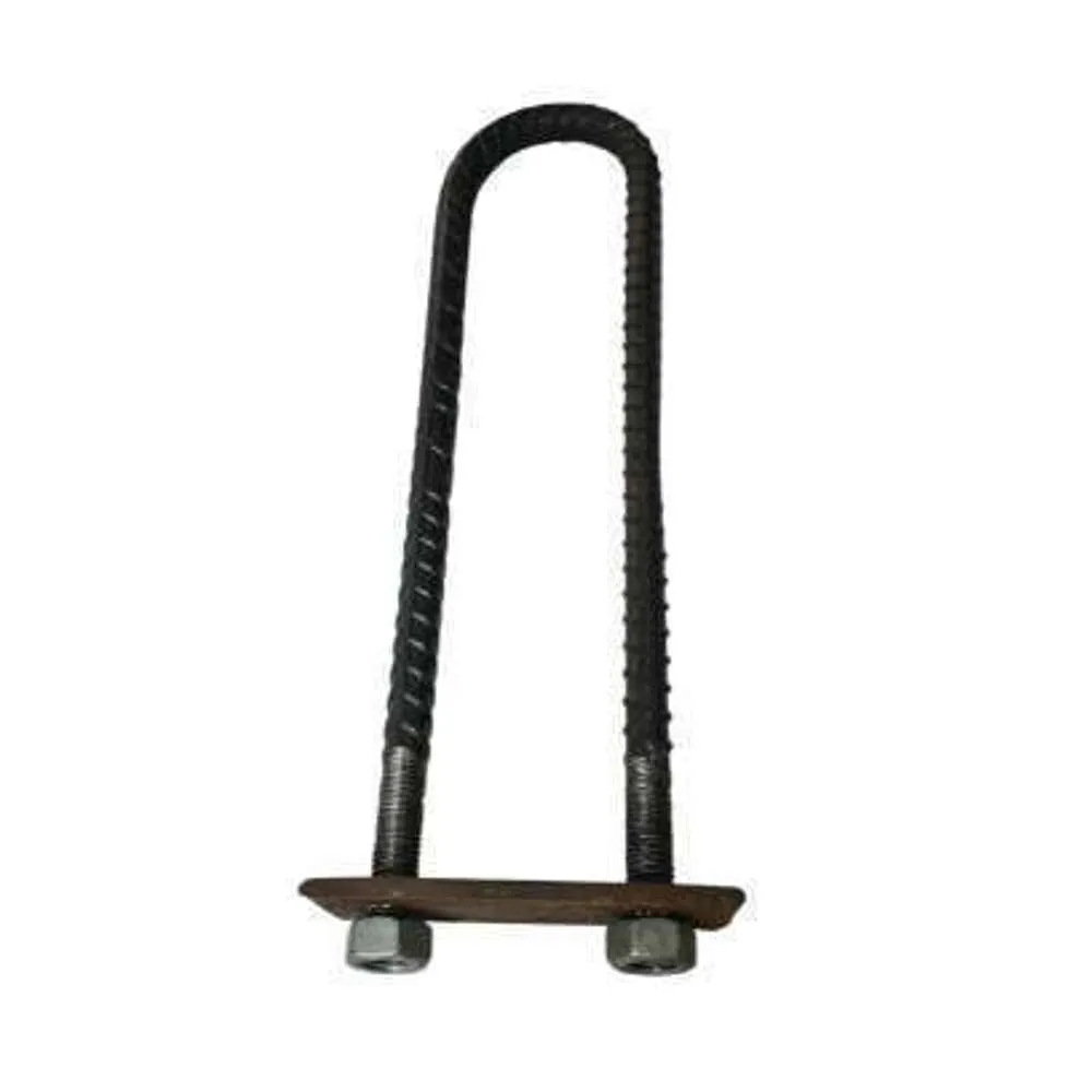 U Bolt 18 x 1/2" w/ 4" Plate & Nut