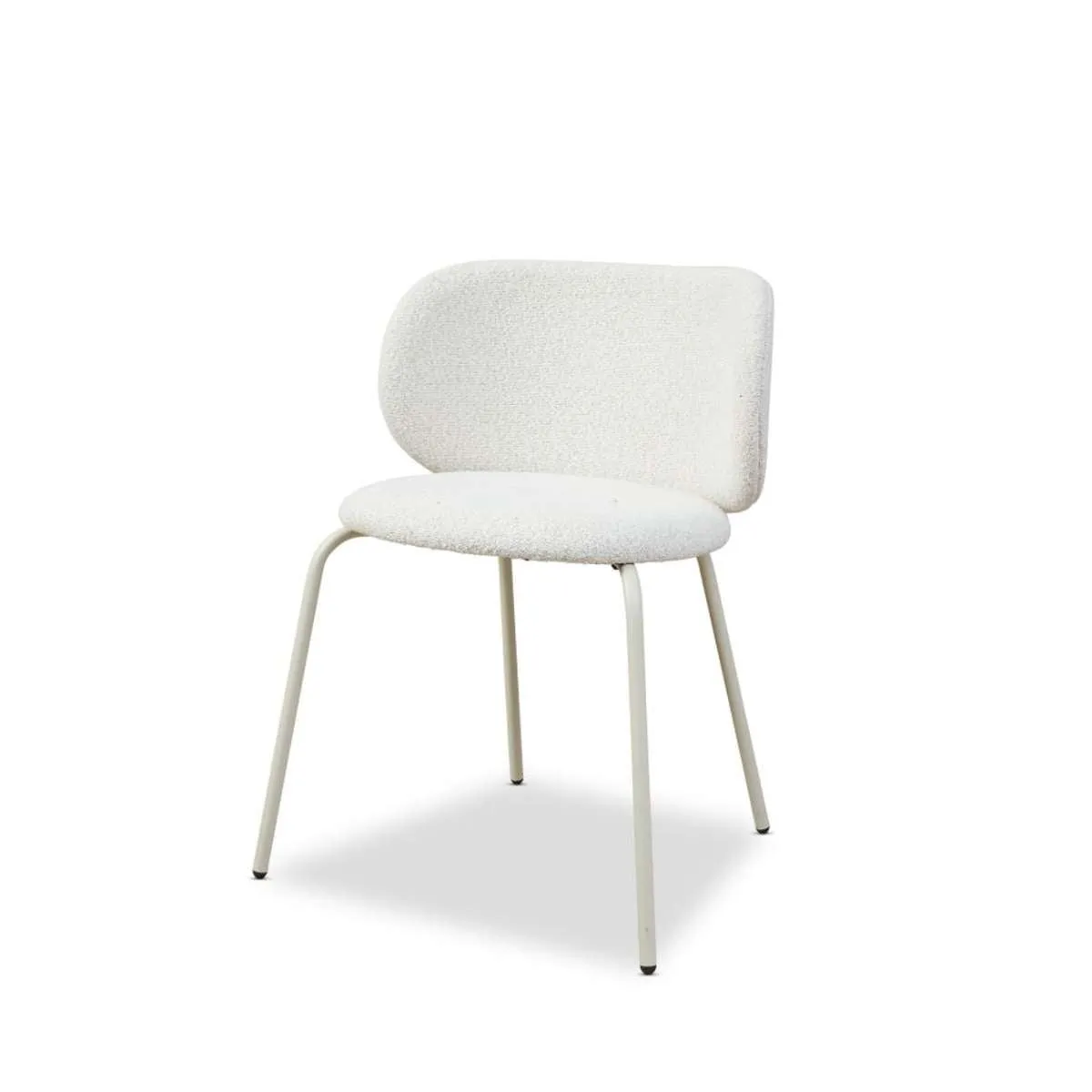 Willa Curved Dining Chair - Set of Two - Cream Mocka