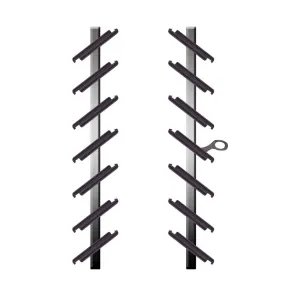 Wind Louvre Frame 7 Blade Alu 6" D/C Glass