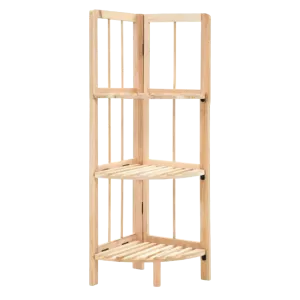 Wooden Corner Rack 3 Layer 280 x 260 x 850mm