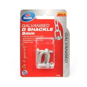 Zenith Dee Shackle 5mm Galv