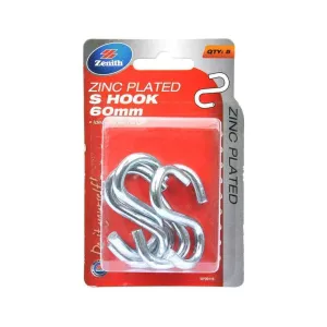 Zenith S Hook 60 x 6mm ZP